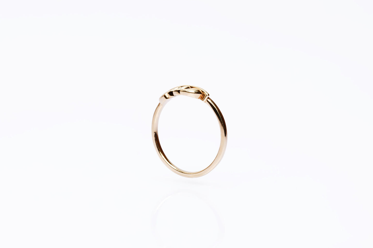 Gold Feather Ring