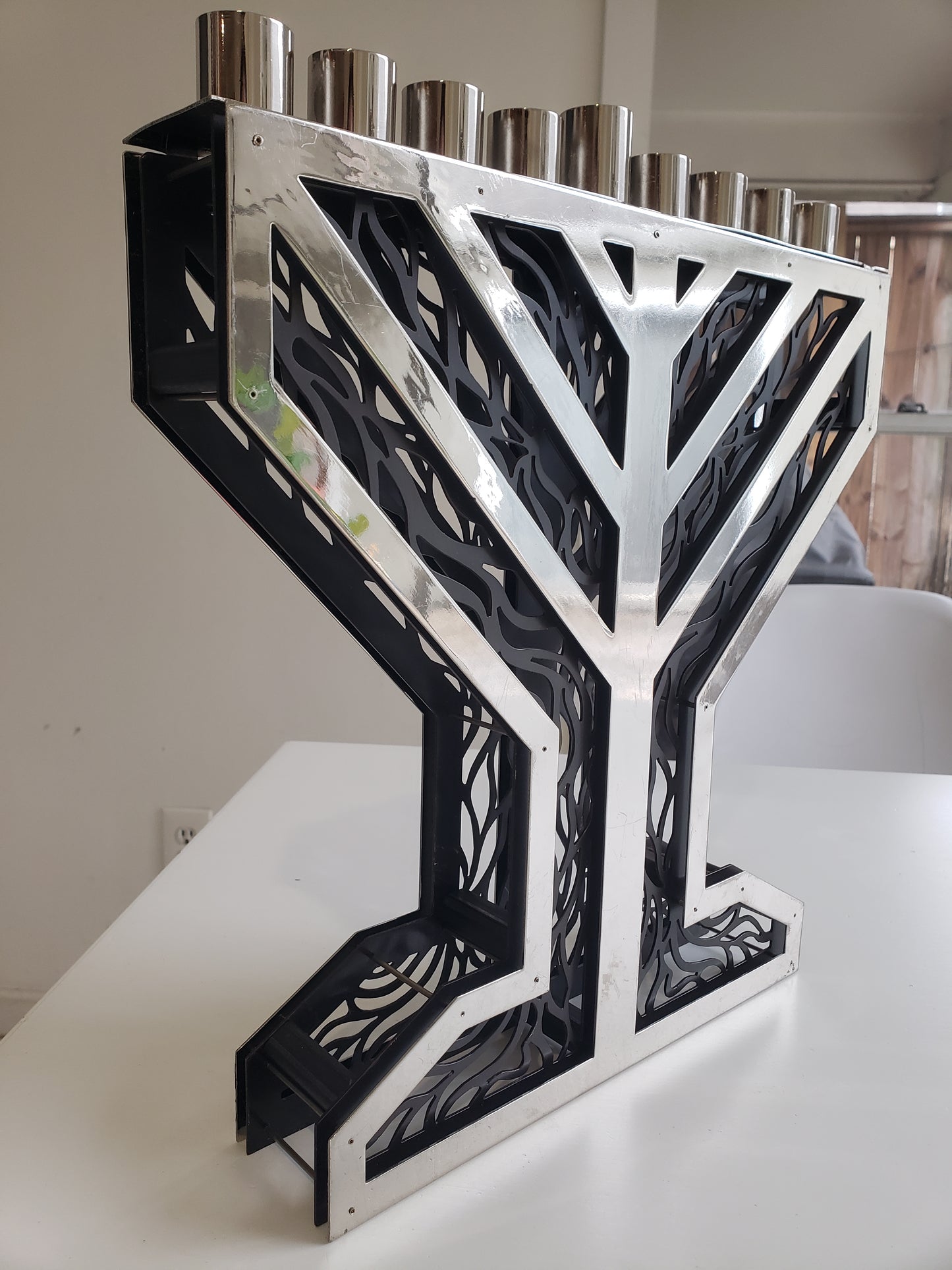 "Flame" Menorah