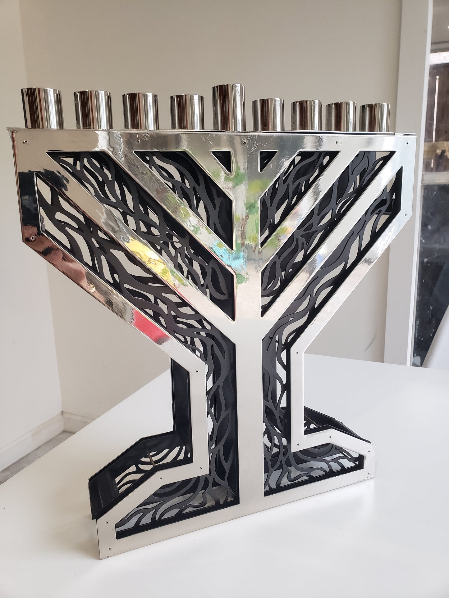 "Flame" Menorah