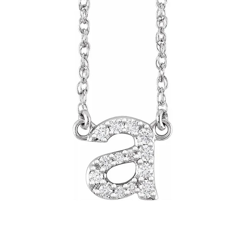 Initial Diamond Necklace