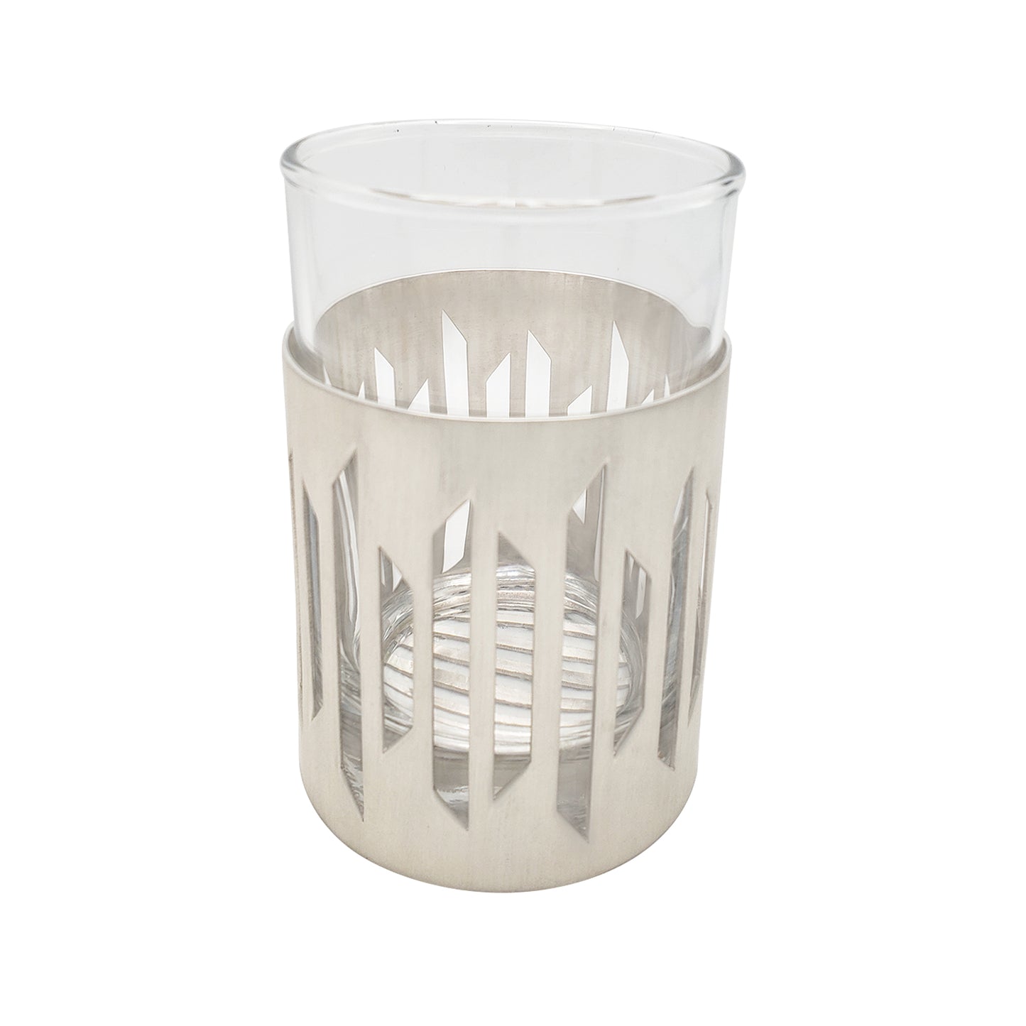 Sterling Silver Geometric Kiddush Cup